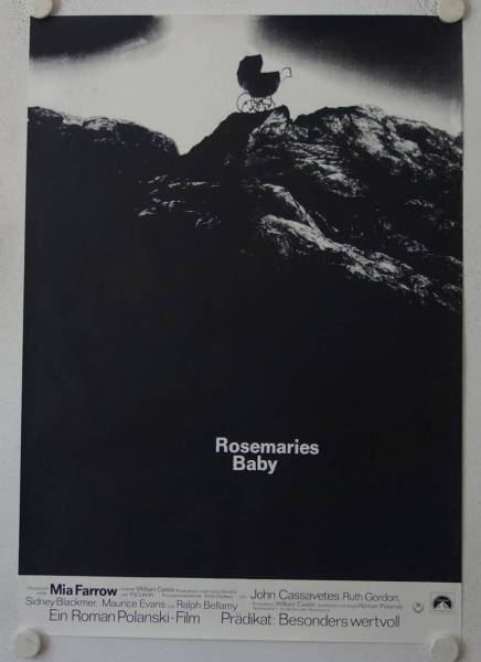 Rosemarys Baby original release german movie poster